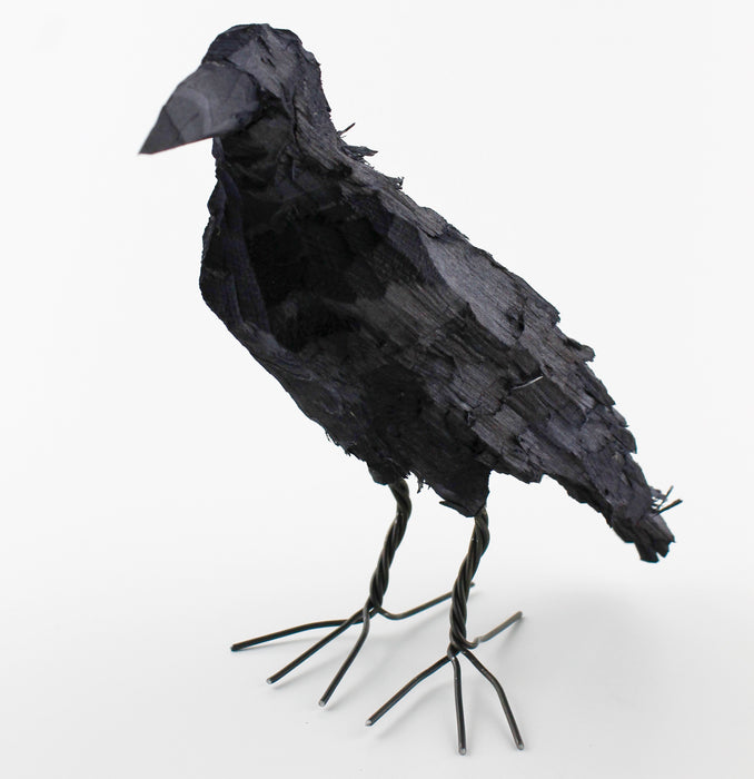 Big Black Wooden Bird